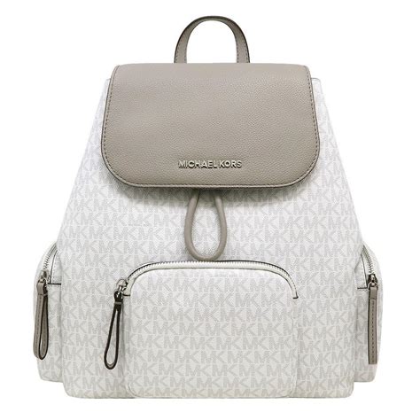 michael kors abbey large|Abbey Large Logo Cargo Backpack .